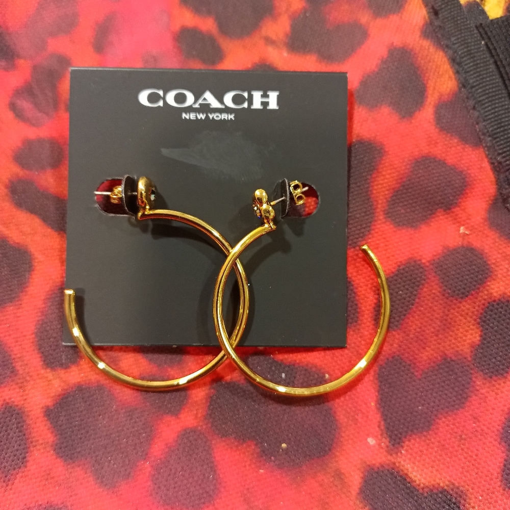 Coach Hoop Earrings